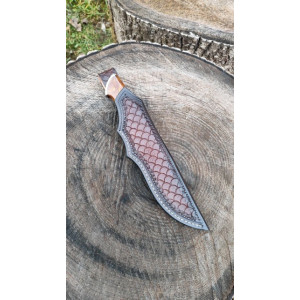 ВОДОЛІЙ ніж ручної роботи майстра студії MV Knify, сталь к110, в ламінат 95х18, 60 HRC. Photo 3